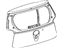Toyota 67005-52012 Panel Sub-Assembly, Back Door