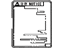 Toyota 11285-28010 Engine Info Label