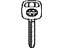 Toyota 90999-00053 Key, Blank