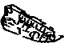 Toyota 52536-52012 Retainer, Front Bumper Side, Driver Side