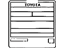 Toyota 11298-31220 Emission Label