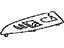 Toyota 74232-12170-B0 Trim Plate, Upper Driver Side