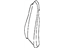 Toyota 71073-1D041-A0 Cover, Front Seat Back, Passenger Side(For Separate Type)