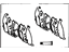 Toyota 04492-14150 Pad Kit, Disc Brake, Rear