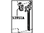 Toyota 53208-52901 Lock Support, Front