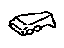 Toyota 63351-52090 Pad, Roof Headlining