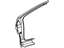 Toyota 61131-0C010 Outer Hinge Pillar, Passenger Side