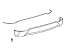 Toyota 76092-52020-E0 Spoiler Sub-Assembly, Rear Lower, Orange
