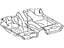 Toyota 58510-52A50-B0 Carpet Assembly, Floor, Front