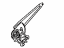 Toyota 69830-52280 Window Regulator, Passenger Side