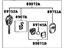 Toyota 89070-42830 Transmitter Assembly, Door Control