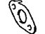 Toyota 25629-36010 EGR Cooler Gasket