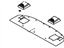 Toyota 64330-1A170-02 Panel Assembly, Package Tray Trim