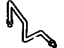 Toyota 47324-12170 Brake Line, Rear Driver Side