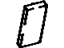 Toyota 71554-01010 Pad, Front Seat Back, C, Center