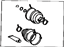Toyota 04438-32021 Boot Kit, Front Drive Shaft