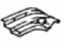 Toyota 61621-12281 Trough, Passenger Side