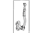 Toyota 73003-12090-02 Belt Set, Rear Seat 3 Point Type, Passenger Side