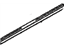 Toyota 75732-12850-23 Moulding, Front Door, Outside Driver Side, Silver