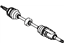 Toyota 43410-12180 Shaft Assembly, Front Drive, Passenger Side