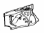 Toyota 53701-14210 Apron Sub-Assembly, Front Fender, Passenger Side