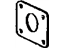Toyota 44785-22010 Gasket, Brake Booster Bracket
