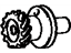 Toyota 13515-75020 Distributor Gear