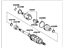 Toyota 43420-06830 Shaft Assembly, Front Drive, Driver Side