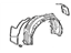Toyota 53806-06051 Shield Sub-Assembly, Front Fender Splash, Driver Side