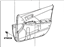 Toyota 67620-06A50-22 Board Sub-Assembly, Front Door Trim, Driver Side