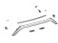 Toyota 76801-06A60 Garnish Sub-Assembly, Luggage Compartment Door, Outside