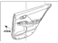 Toyota 67630-06780-A0 Door Trim Panel, Passenger Side