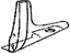 Toyota 76621-52060 Mud Guard, Passenger Side
