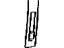 Toyota 73023-35010-B0 Belt & Retractor Upper Cover, Passenger Side