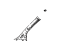 Toyota 62211-52120-B1 Garnish, Front Pillar, Passenger Side
