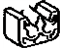 Toyota 77286-10010 Clamp, Fuel Tube, Rear