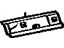 Toyota 61232-17020 Rail, Roof Side, Inner Driver Side