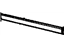 Toyota 75732-14221-18 Body Side Molding, White, Outside Driver Side