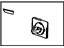 Toyota 75624-14111-18 Side Molding, White, Outside Rear Driver Side