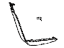 Toyota 76816-47010 Moulding, Back Door Outside Garnish, Lower Driver Side