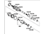 Toyota 43410-12B50 Axle Assembly, Passenger Side