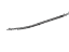Toyota 75710-06210 Belt Molding, Chrome, Passenger Side