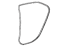 Toyota 62332-33140 Weatherstrip, Rear Door Opening Trim, Driver Side