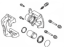 Toyota 47850-0R010 Caliper, Rear Driver Side