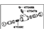 Toyota 47550-12120 Cylinder Assembly, Rear Wheel Brake (Passenger Side)