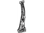 Toyota 61038-12915 Center Pillar Reinforcement, Driver Side