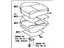 Toyota 71001-1AW30-B0 Cushion Assembly, Front Seat, Passenger Side