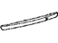Toyota 76811-12860-B0 License Molding, Silver, Rear