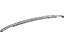 Toyota 75556-07010-A0 Drip Molding, White, Center Driver Side