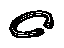 Toyota 90521-48002 Ring, Hole Snap(For Power Steering Gear Housing)